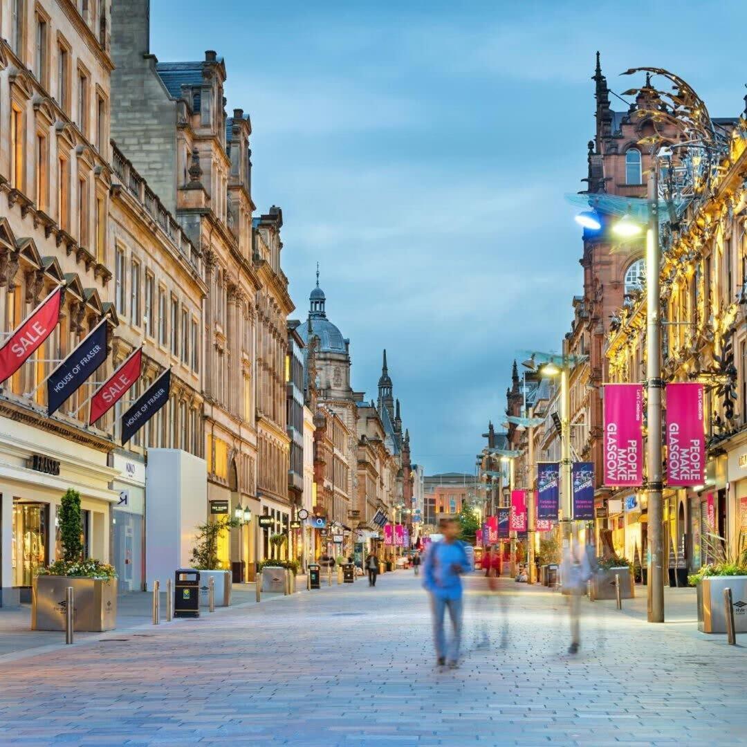 Modern And Refurbished Flat In Merchant City Glasgow Dış mekan fotoğraf